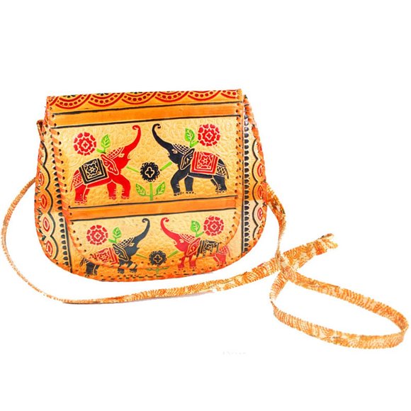 Trunks Up, Lucky Elephants Purse - Picture 1 of 3